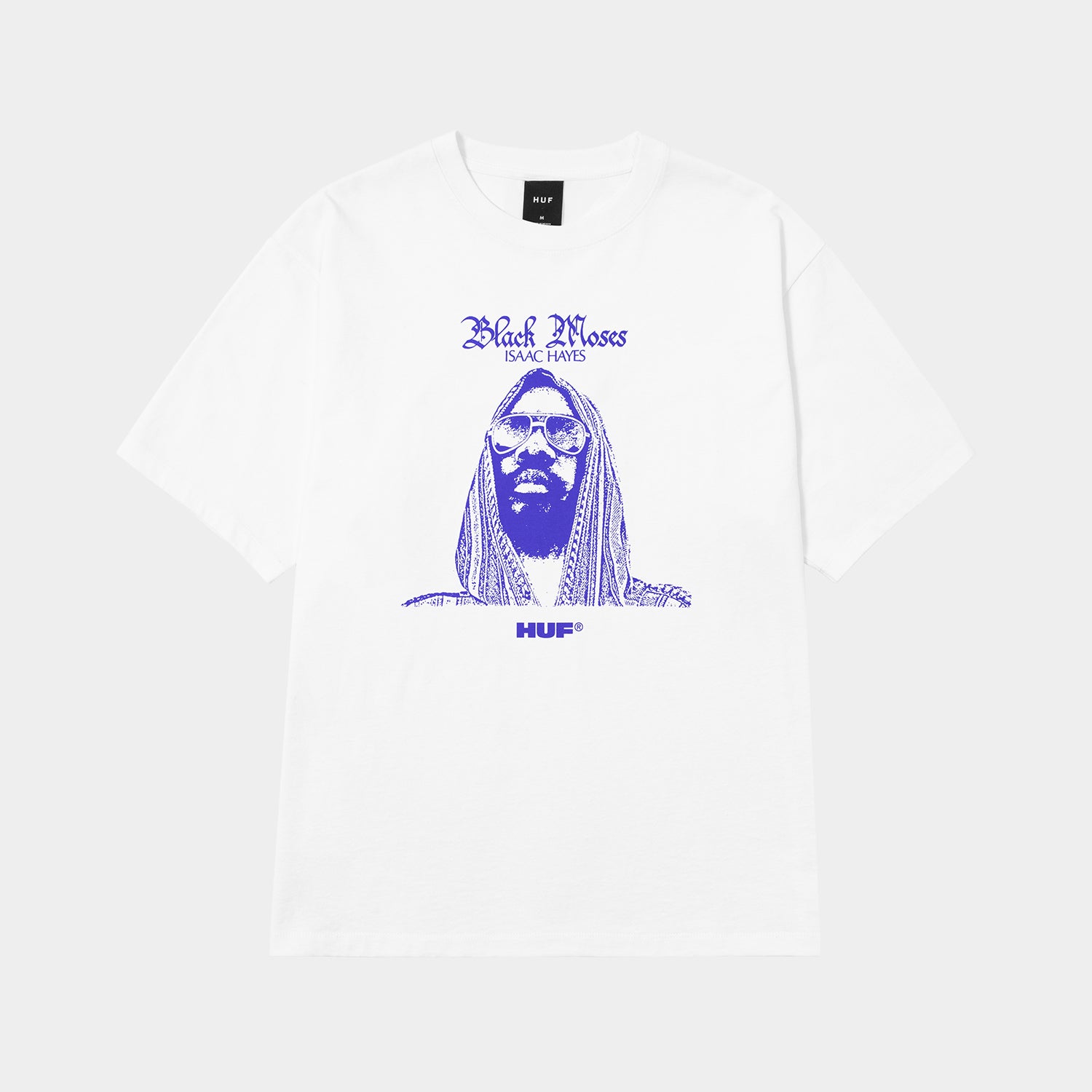 HUF (ハフ) Worldwide JP /T-SHIRTS(Tシャツ)/ HUF X ISAAC HAYES BLACK MOSES HEAVYWEIGHT TEE商品 / WHITE