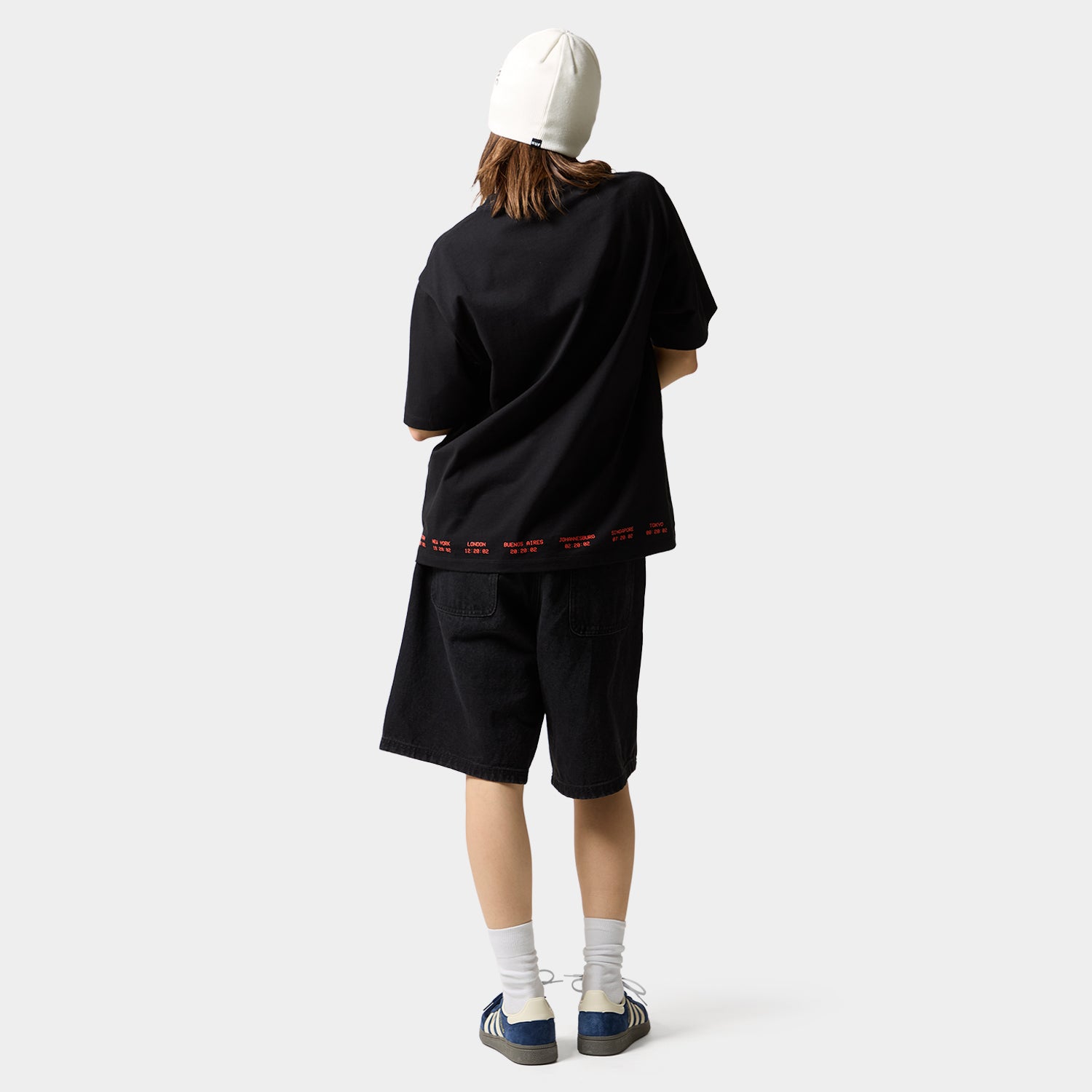 HUF (ハフ) Worldwide JP /T-SHIRTS(Tシャツ)/ FLIGHT PATH TEE商品 / BLACK
