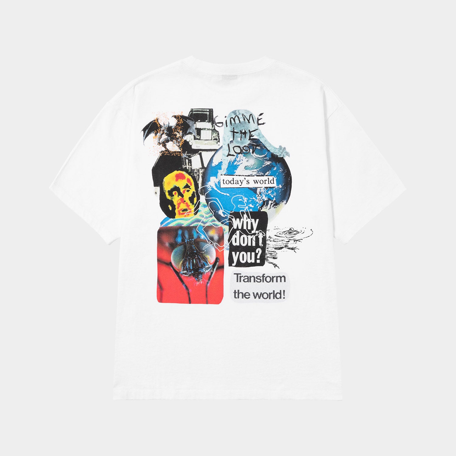 HUF (ハフ) Worldwide JP /T-SHIRTS(Tシャツ)/ GIMME THE LOOT TEE商品 / WHITE