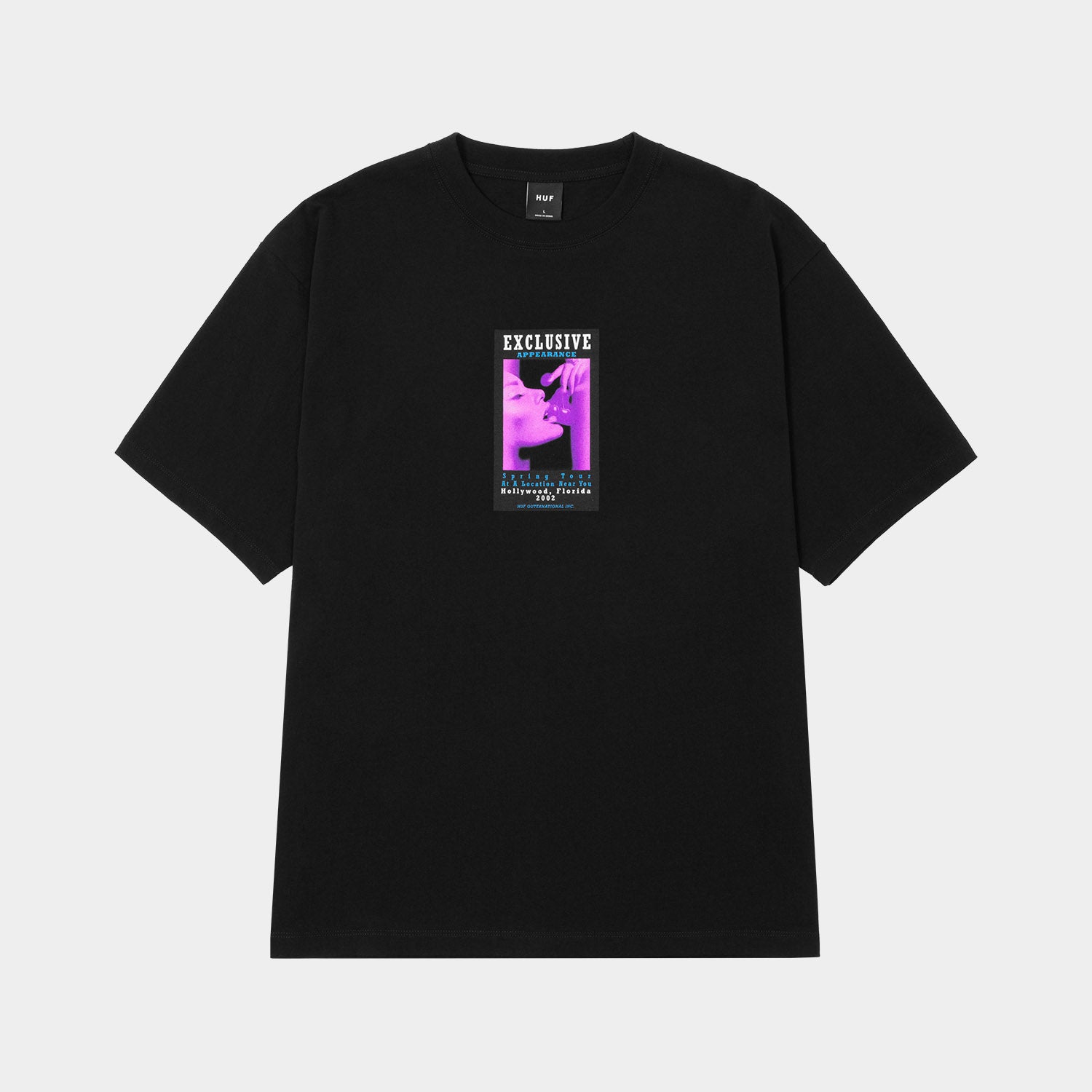 HUF (ハフ) Worldwide JP /T-SHIRTS(Tシャツ)/ EXCLUSIVE APPEARANCE TEE商品 / BLACK