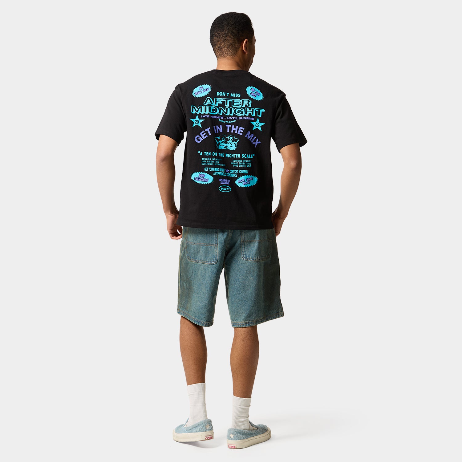HUF (ハフ) Worldwide JP /T-SHIRTS(Tシャツ)/ AFTER MIDNIGHT TEE商品 / WHITE