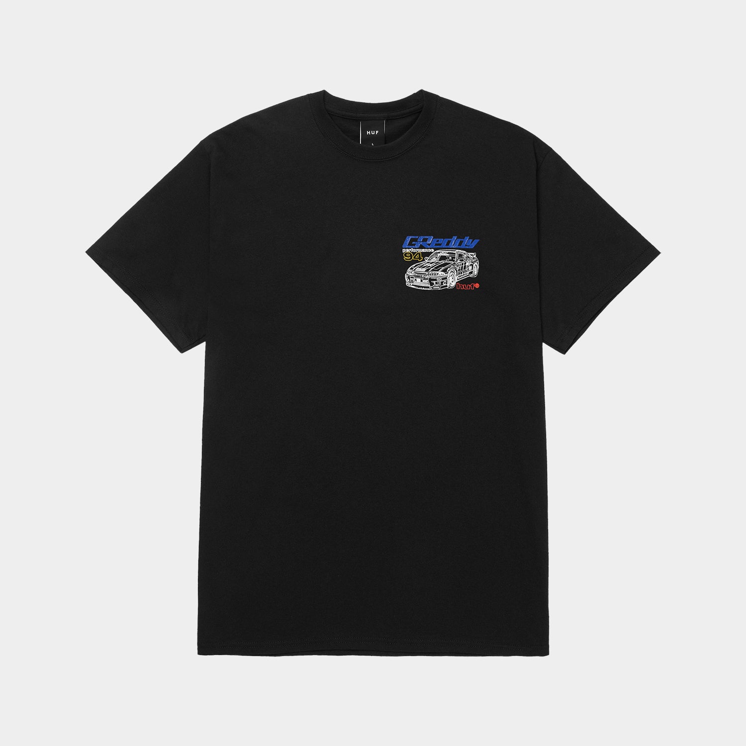 HUF (ハフ) Worldwide JP /T-SHIRTS(Tシャツ)/ HUF X GREDDY DIAGRAM TEE商品 / BLACK