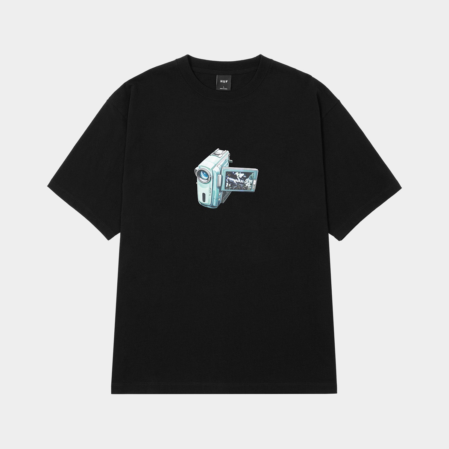 HUF (ハフ) Worldwide JP /T-SHIRTS(Tシャツ)/ H CAM TEE商品 / BLACK