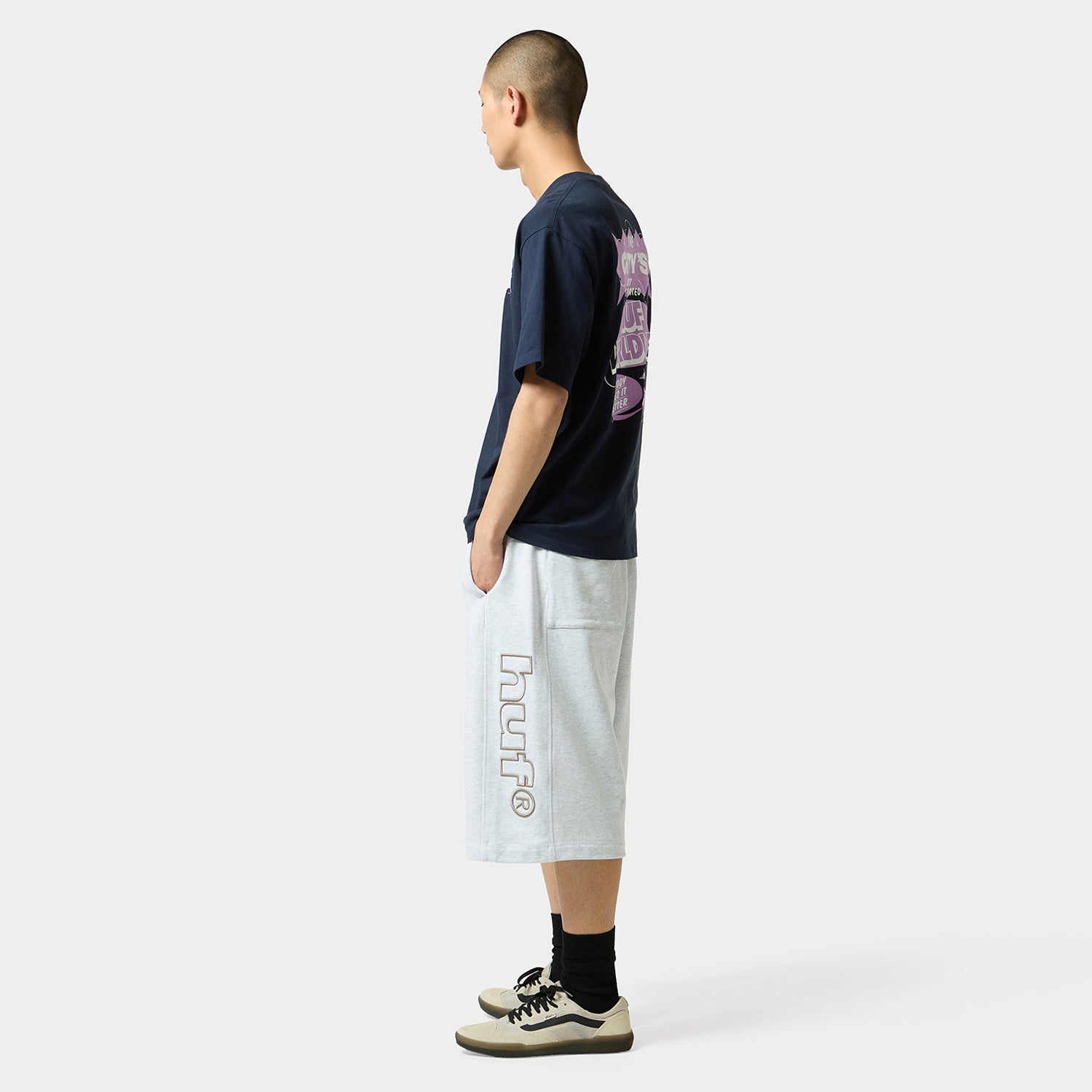 HUF (ハフ) Worldwide JP /T-SHIRTS(Tシャツ)/ YADAMEAN TEE商品 / ASH GREY