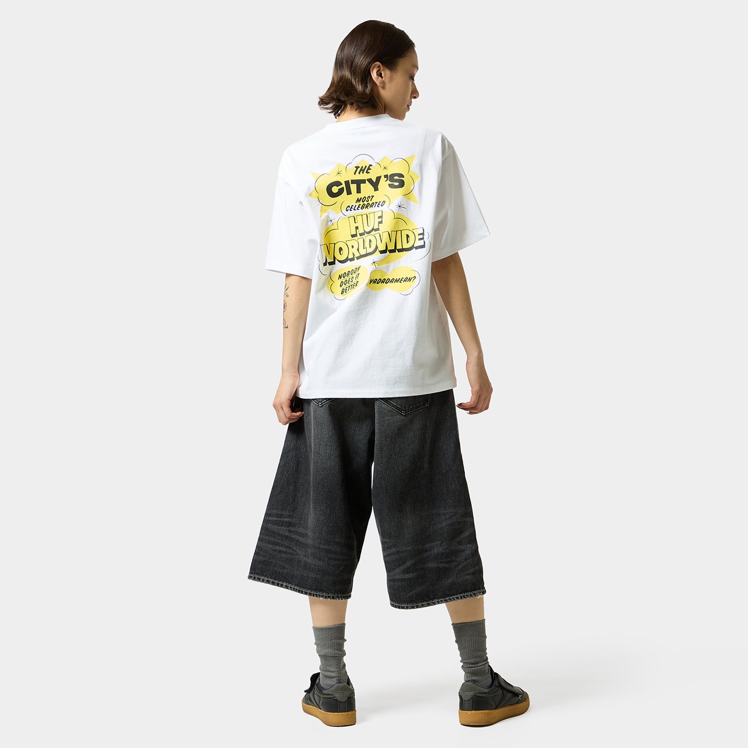 HUF (ハフ) Worldwide JP /T-SHIRTS(Tシャツ)/ YADAMEAN TEE商品 / ASH GREY