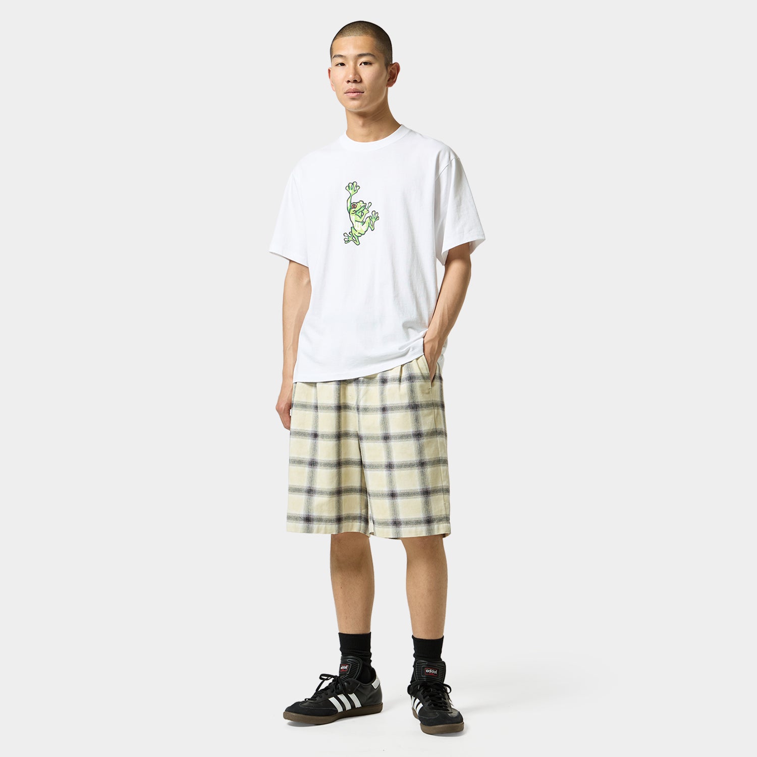 HUF (ハフ) Worldwide JP /T-SHIRTS(Tシャツ)/ STUCK ON YOU TEE商品 / WHITE