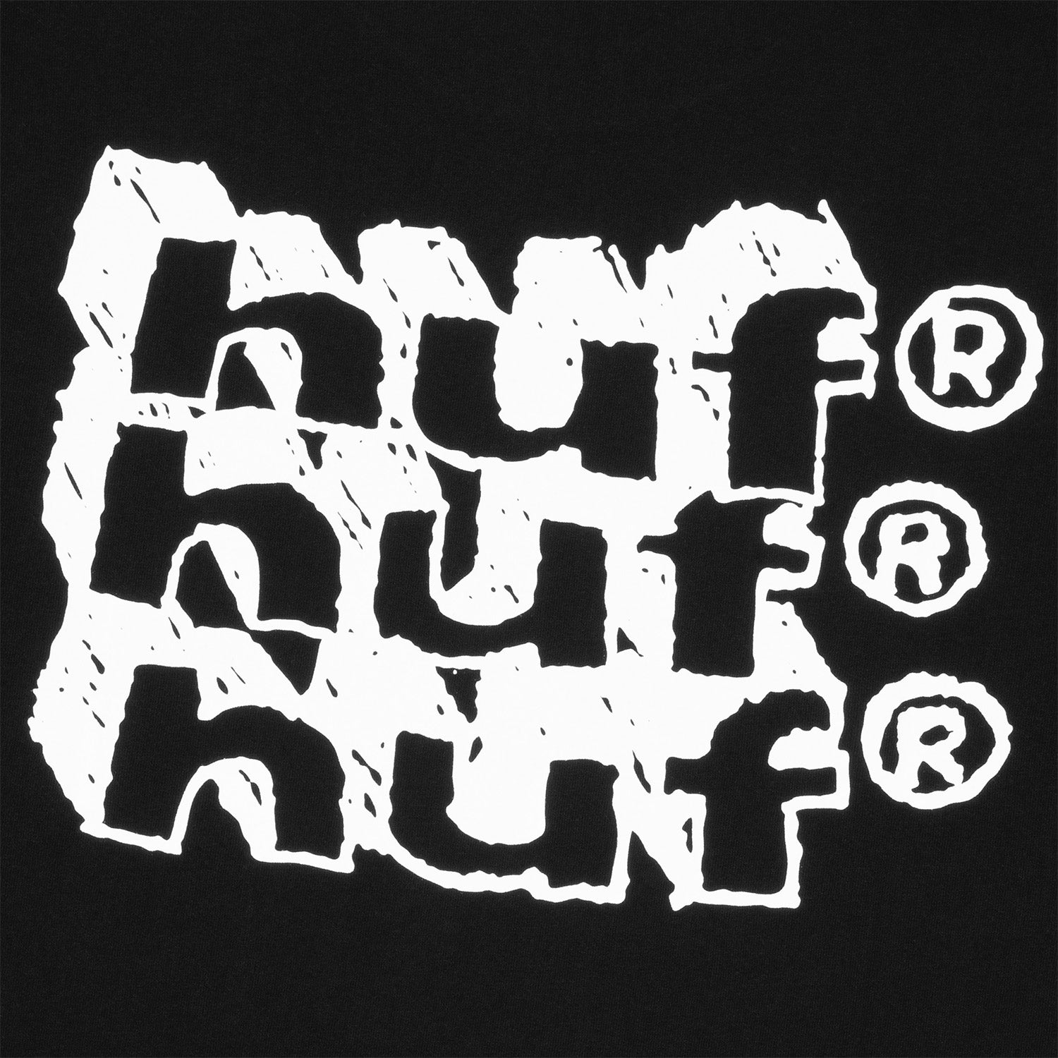 HUF (ハフ) Worldwide JP /T-SHIRTS(Tシャツ)/ HAND STACKED TEE商品 / WHITE