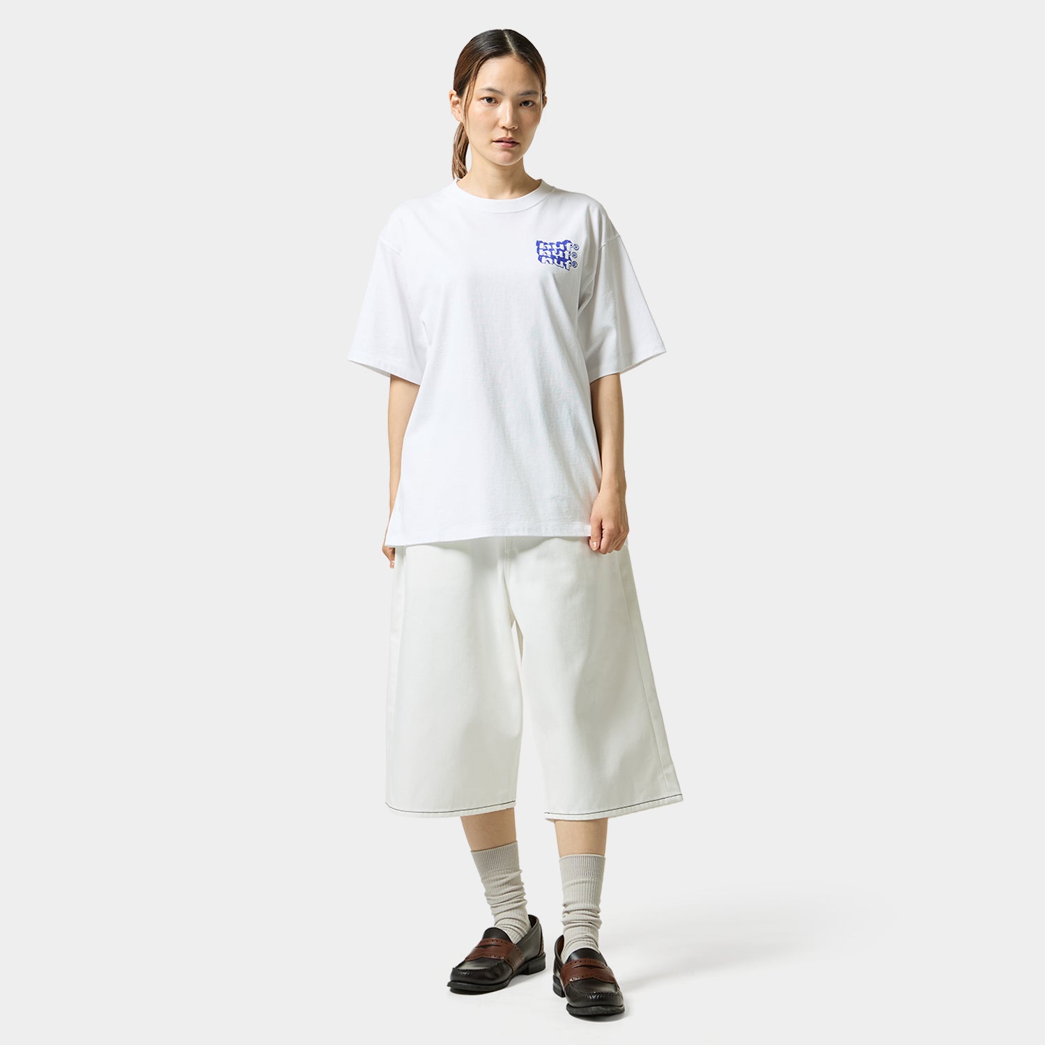 HUF (ハフ) Worldwide JP /T-SHIRTS(Tシャツ)/ HAND STACKED TEE商品 / WHITE