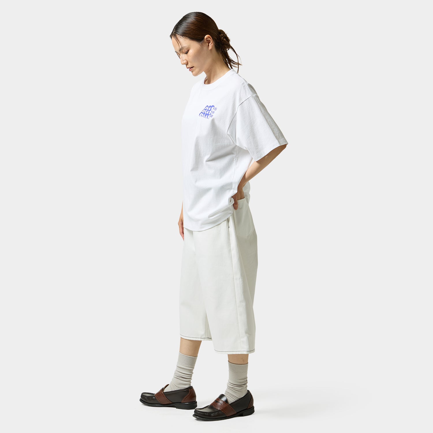 HUF (ハフ) Worldwide JP /T-SHIRTS(Tシャツ)/ HAND STACKED TEE商品 / WHITE