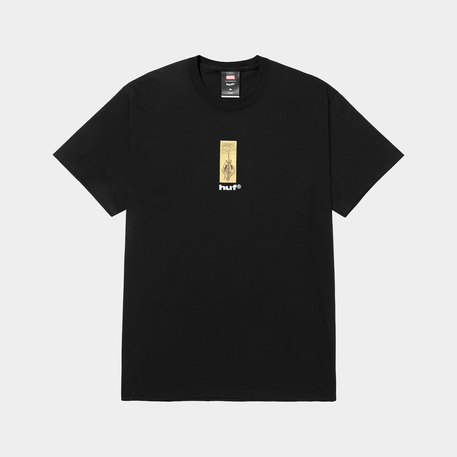 HUF (ハフ) Worldwide JP /T-SHIRTS(Tシャツ)/ HUF X MARVEL SPIDER-MAN ARACHKNIGHT TEE商品 / BLACK