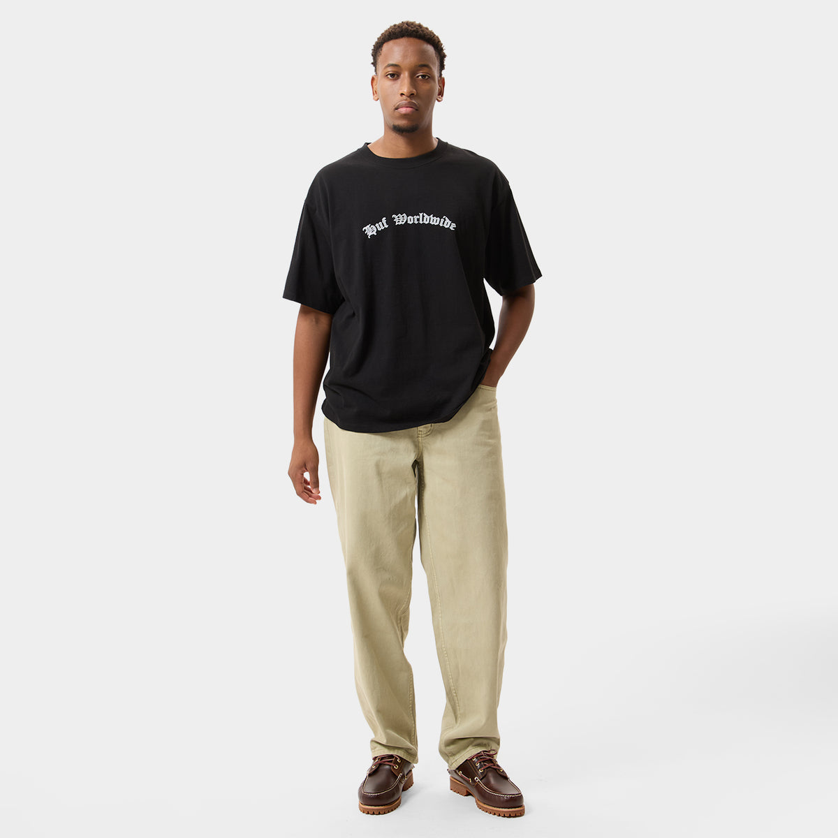 HUF (ハフ) Worldwide JP /T-SHIRTS(Tシャツ)/ OLYMPIA TEE商品 / BLACK