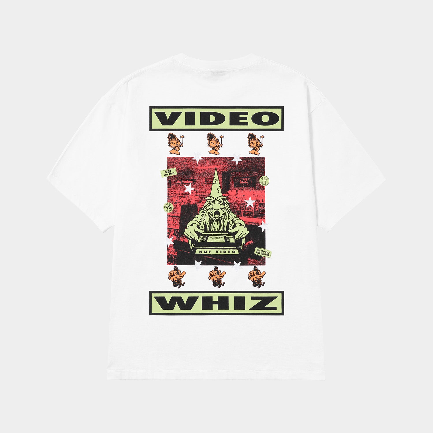 HUF (ハフ) Worldwide JP /T-SHIRTS(Tシャツ)/ VIDEO GENIE TEE商品 / BLACK