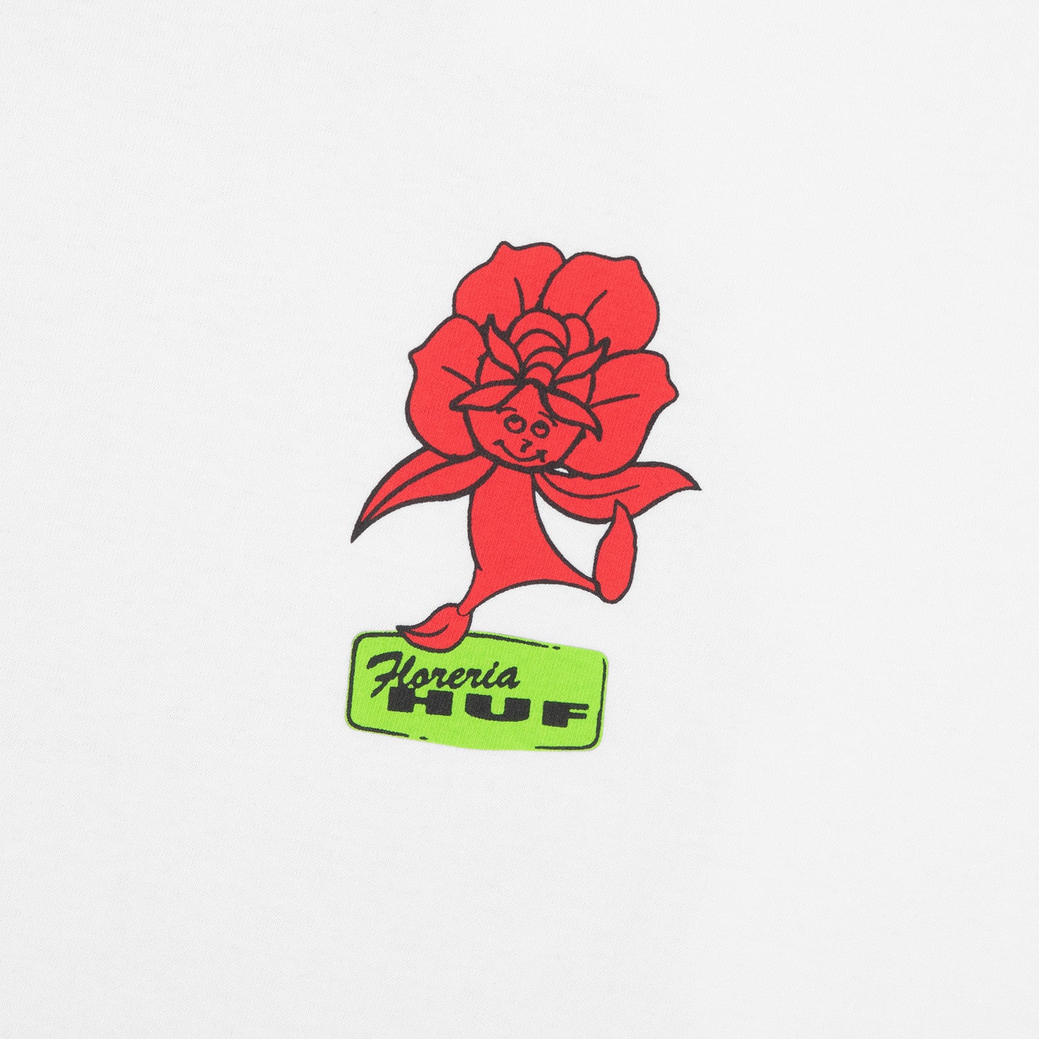 HUF (ハフ) Worldwide JP /T-SHIRTS(Tシャツ)/ FLOWER DISTRICT TEE商品 / BLACK