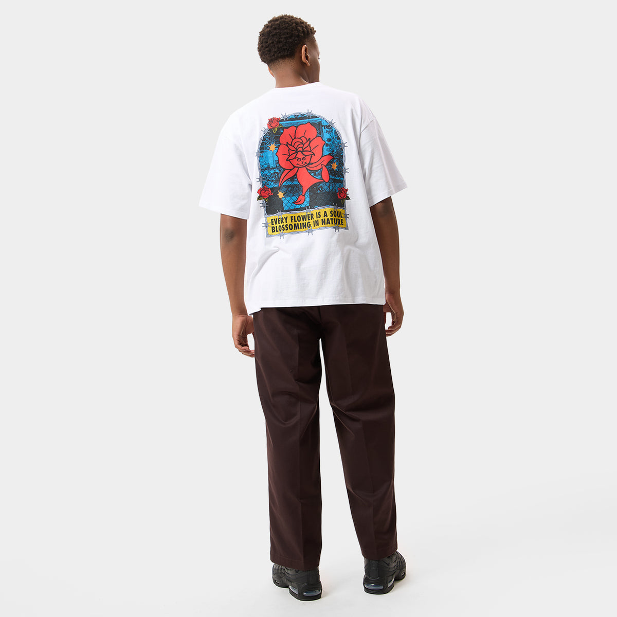 HUF (ハフ) Worldwide JP /T-SHIRTS(Tシャツ)/ FLOWER DISTRICT TEE商品 / BLACK