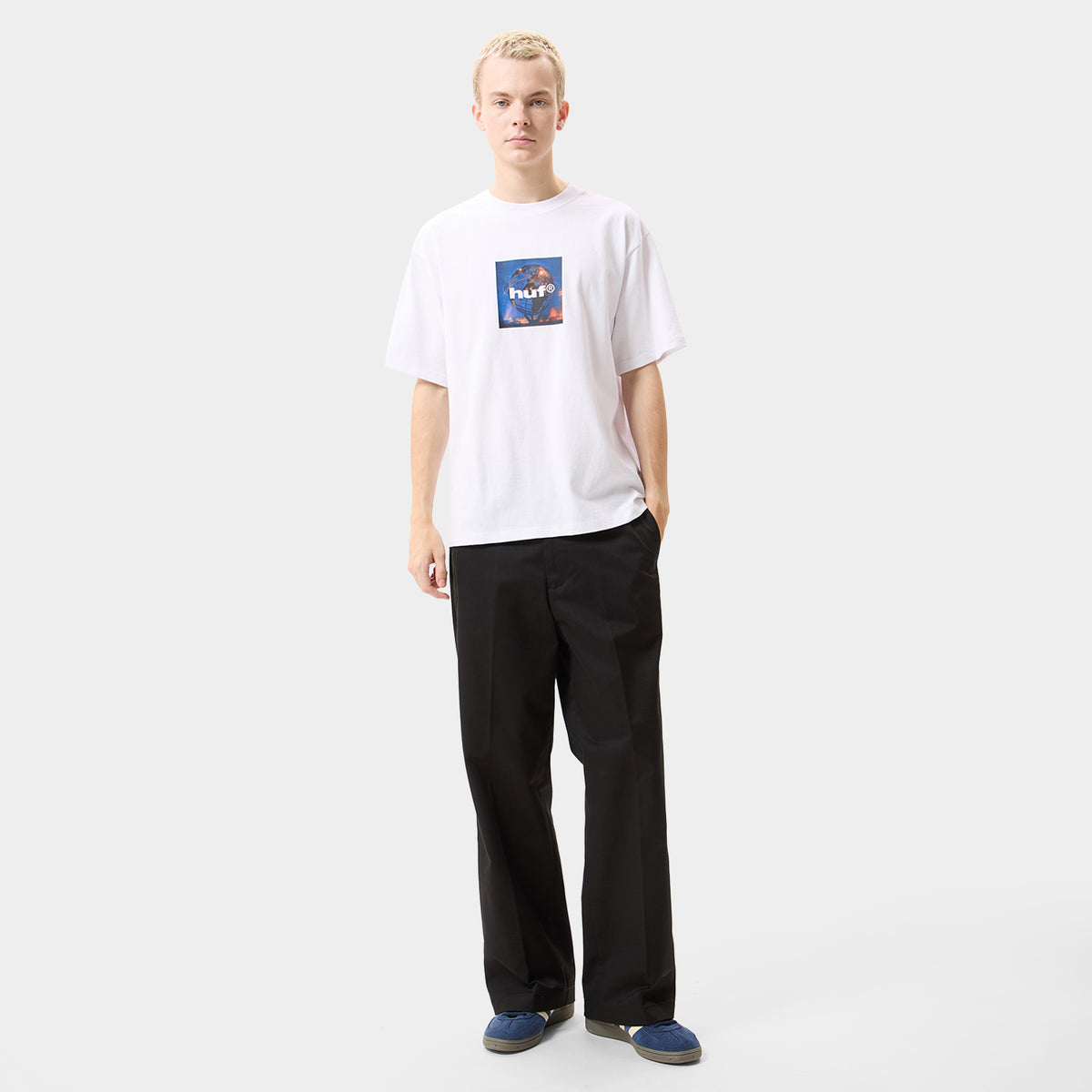 HUF (ハフ) Worldwide JP /T-SHIRTS(Tシャツ)/ UNISPHERE TEE商品 / WHITE