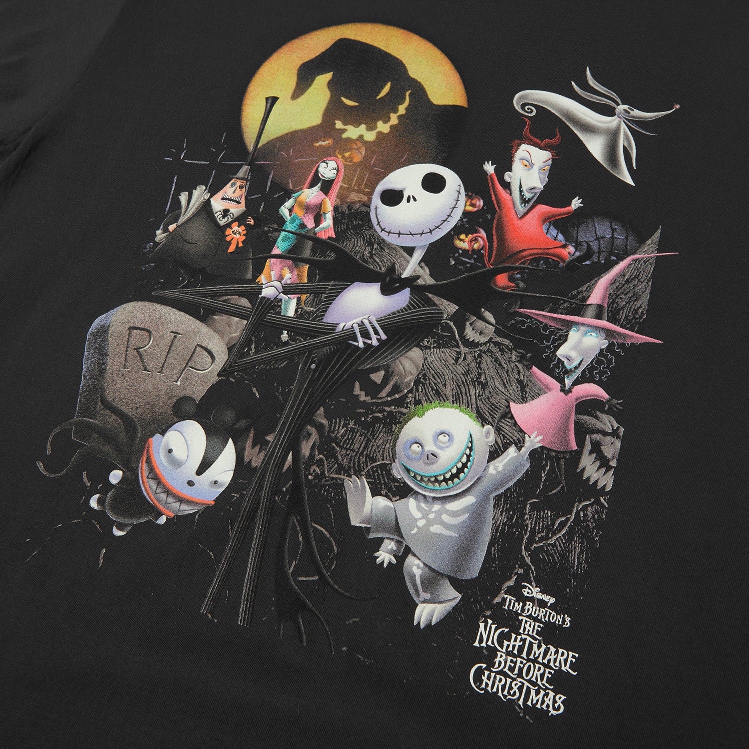 HUF (ハフ) Worldwide JP /T-SHIRTS(Tシャツ)/ HUF X NIGHTMARE BEFORE CHRISTMAS VINTAGE TEE商品 / VINTAGE BLACK