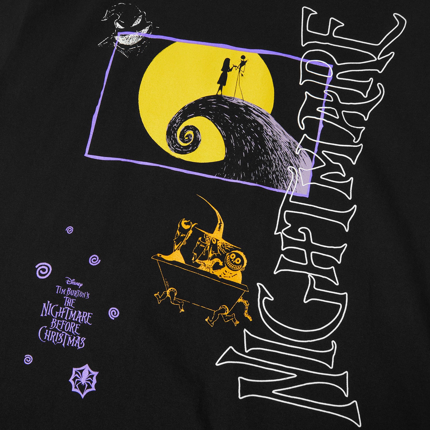 HUF (ハフ) Worldwide JP /T-SHIRTS(Tシャツ)/ HUF X NIGHTMARE BEFORE CHRISTMAS DREAM TEE商品 / BLACK
