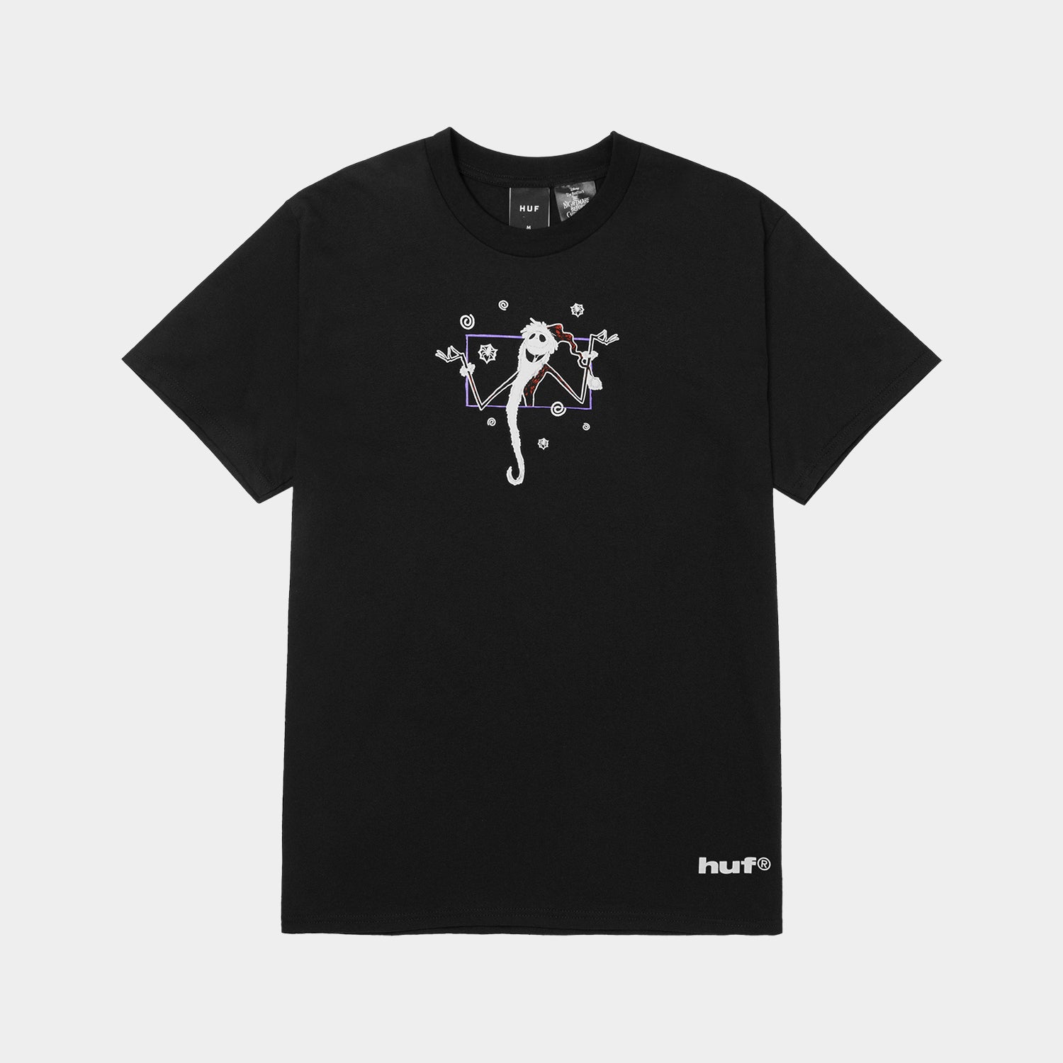HUF (ハフ) Worldwide JP /T-SHIRTS(Tシャツ)/ HUF X NIGHTMARE BEFORE CHRISTMAS XMAS TEE商品 / BLACK