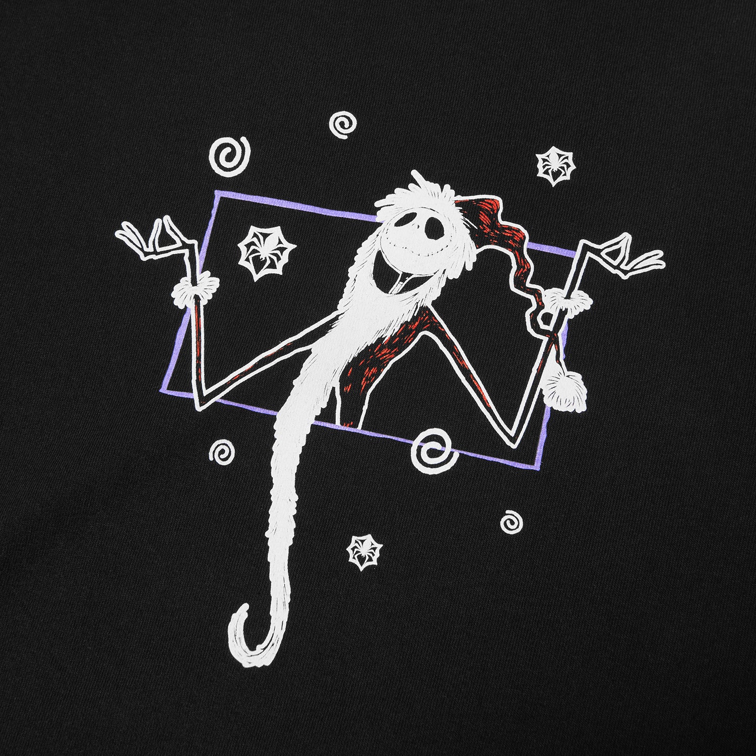 HUF (ハフ) Worldwide JP /T-SHIRTS(Tシャツ)/ HUF X NIGHTMARE BEFORE CHRISTMAS XMAS TEE商品 / BLACK