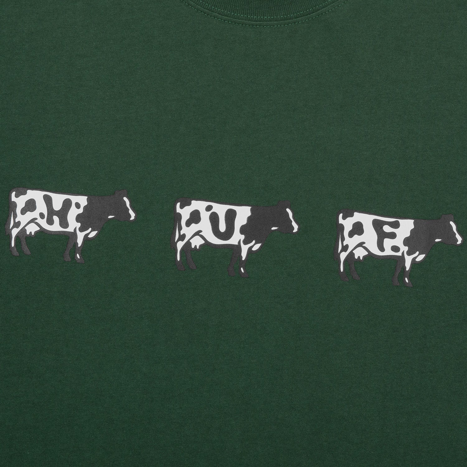 HUF (ハフ) Worldwide JP /T-SHIRTS(Tシャツ)/ MOO TEE商品 / FOREST GREEN
