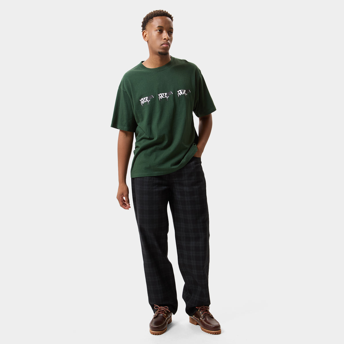 HUF (ハフ) Worldwide JP /T-SHIRTS(Tシャツ)/ MOO TEE商品 / FOREST GREEN