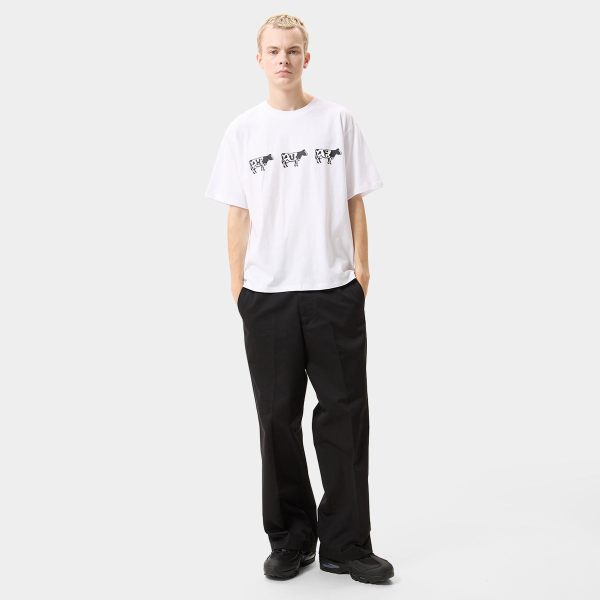 HUF (ハフ) Worldwide JP /T-SHIRTS(Tシャツ)/ MOO TEE商品 / FOREST GREEN