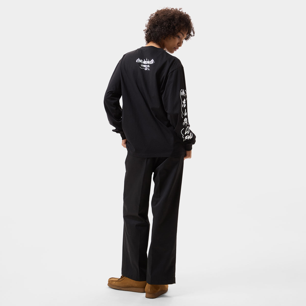 HUF (ハフ) Worldwide JP /T-SHIRTS(Tシャツ)/ LOCALE LS TEE商品 / BLACK