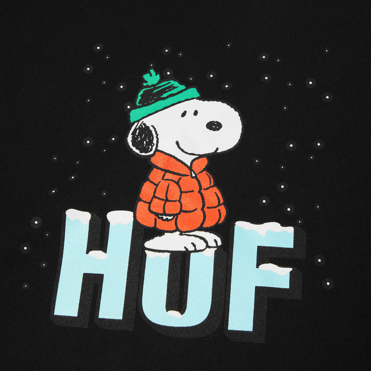 HUF (ハフ) Worldwide JP /T-SHIRTS(Tシャツ)/ SNOOPY PUFFER TEE商品 / WHITE