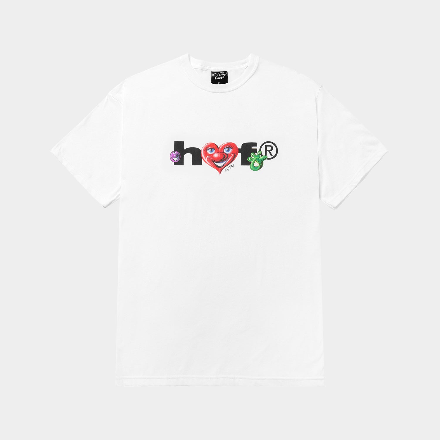 HUF (ハフ) Worldwide JP /T-SHIRTS(Tシャツ)/ KENNY SCHARF FUTURE TEE商品 / WHITE