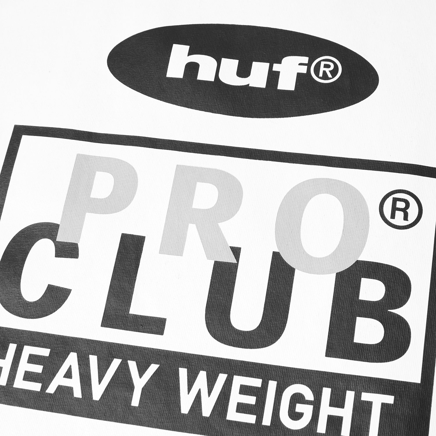 HUF (ハフ) Worldwide JP /T-SHIRTS(Tシャツ)/ HUF X PROCLUB HEAVYWEIGHT TEE商品 / WHITE