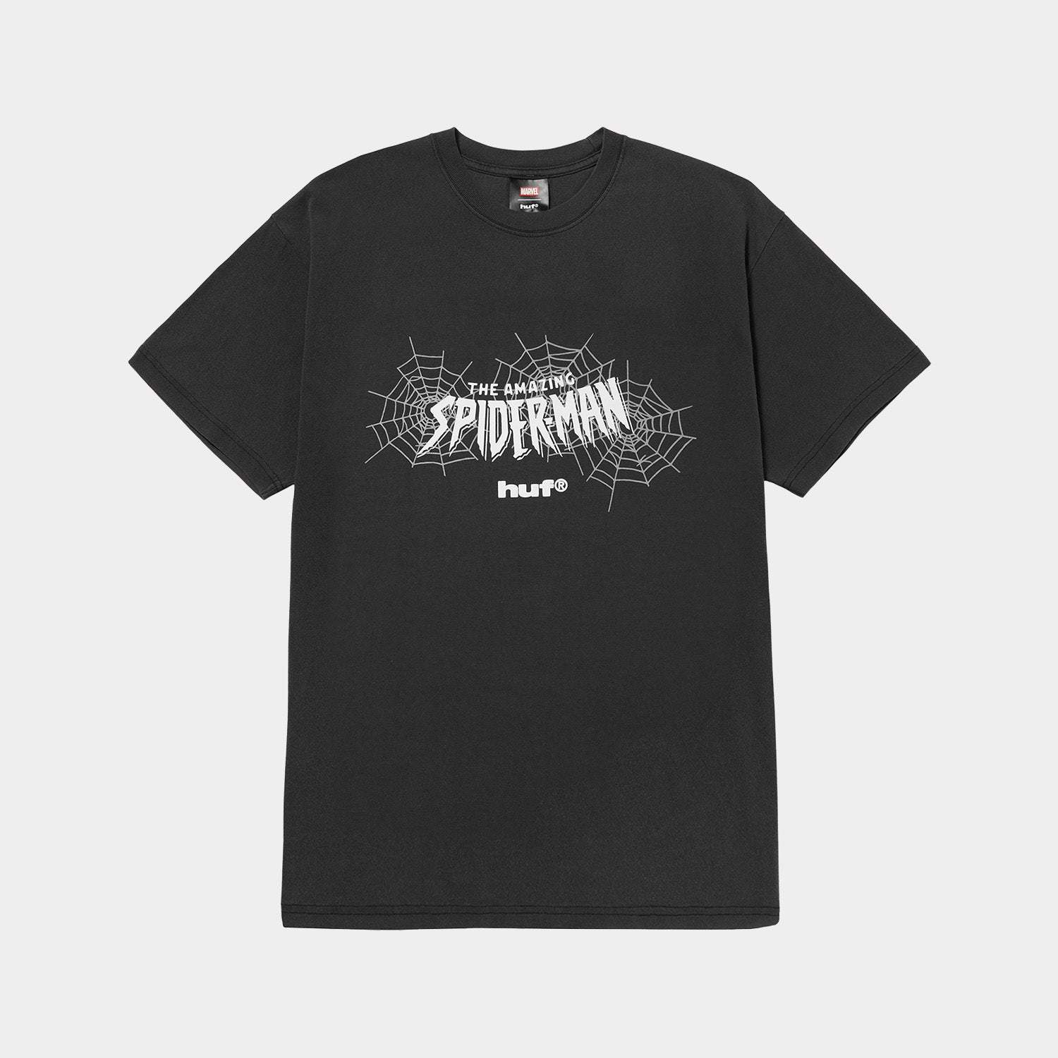 HUF (ハフ) Worldwide JP /T-SHIRTS(Tシャツ)/ HUF X SPIDER-MAN SECRET WARS WASHED TEE商品 / WASHED BLACK