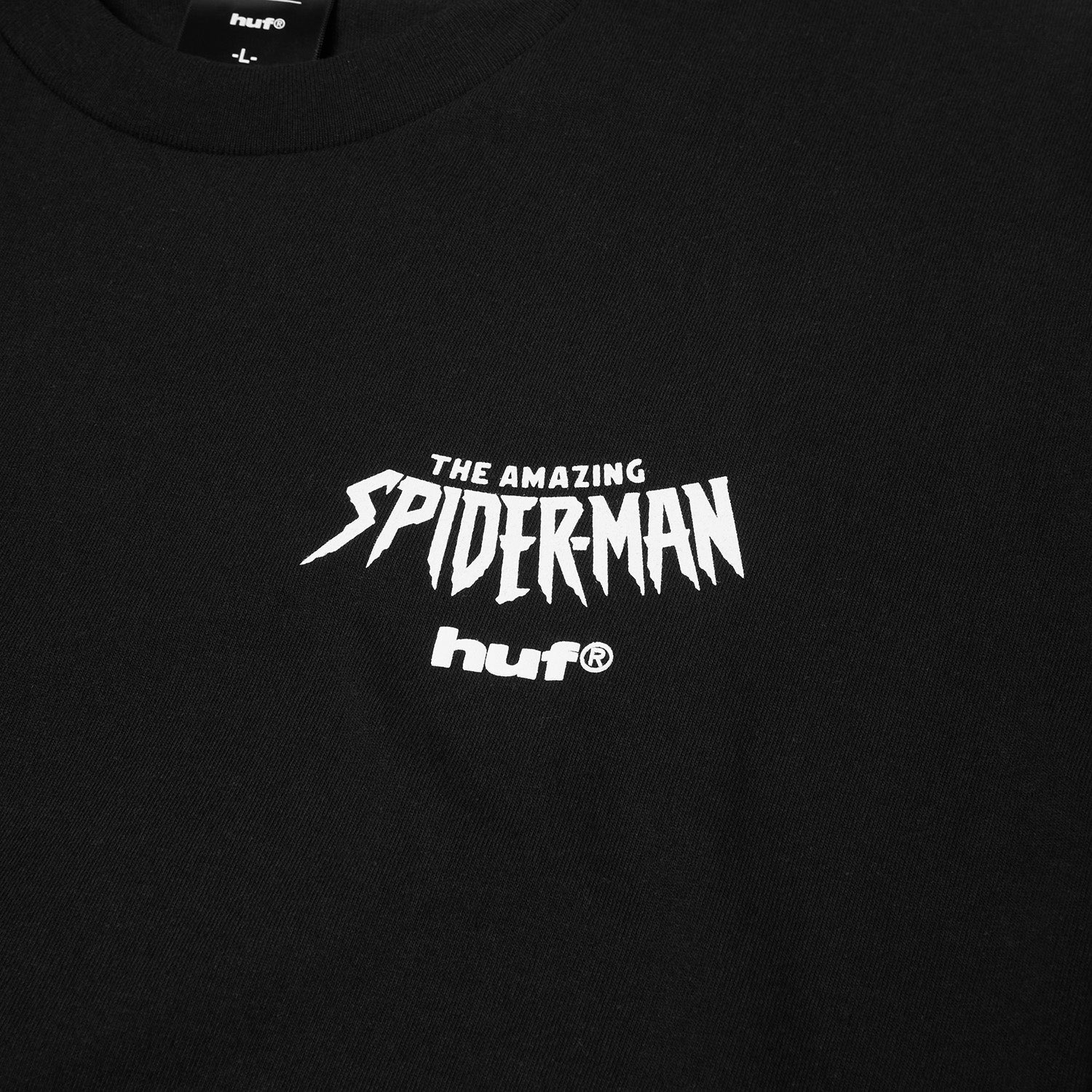 HUF (ハフ) Worldwide JP /T-SHIRTS(Tシャツ)/ HUF X SPIDER-MAN SPOTTED TEE商品 / BLACK