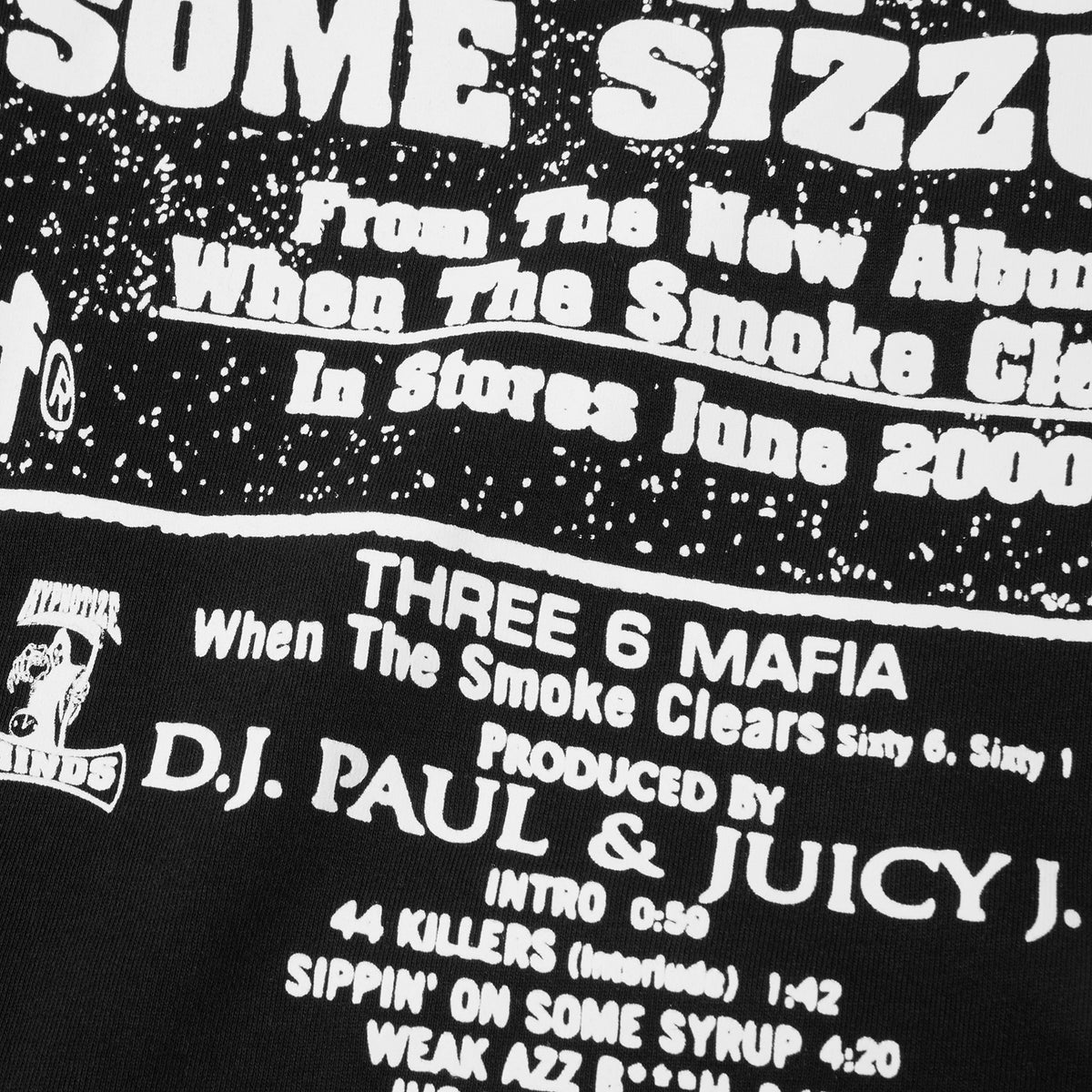 HUF (ハフ) Worldwide JP /T-SHIRTS(Tシャツ)/ huf® X THREE 6 MAFIA SIZZURP TEE商品 / BLACK
