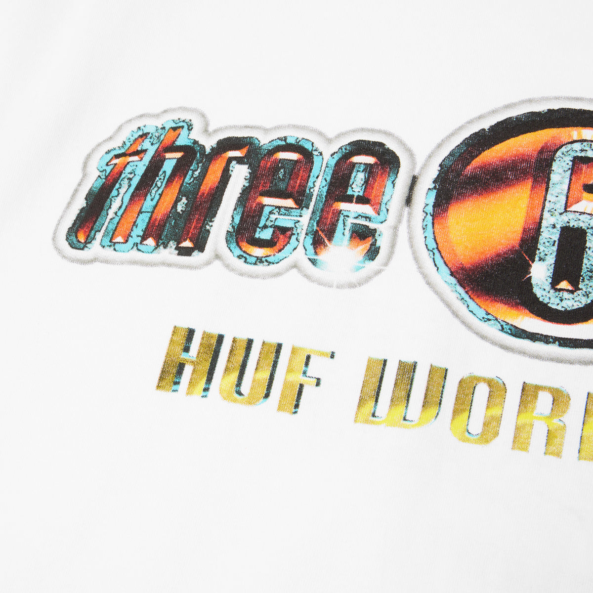 HUF (ハフ) Worldwide JP /T-SHIRTS(Tシャツ)/ huf® X THREE 6 MAFIA SMOKE CLEARS TEE商品 / WHITE