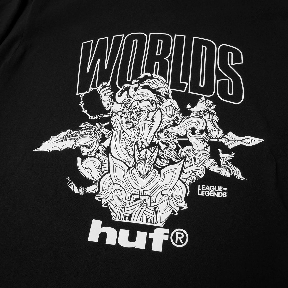 HUF (ハフ) Worldwide JP /T-SHIRTS(Tシャツ)/ huf® x Riot Games SUMMONERS TEE商品 / BLACK