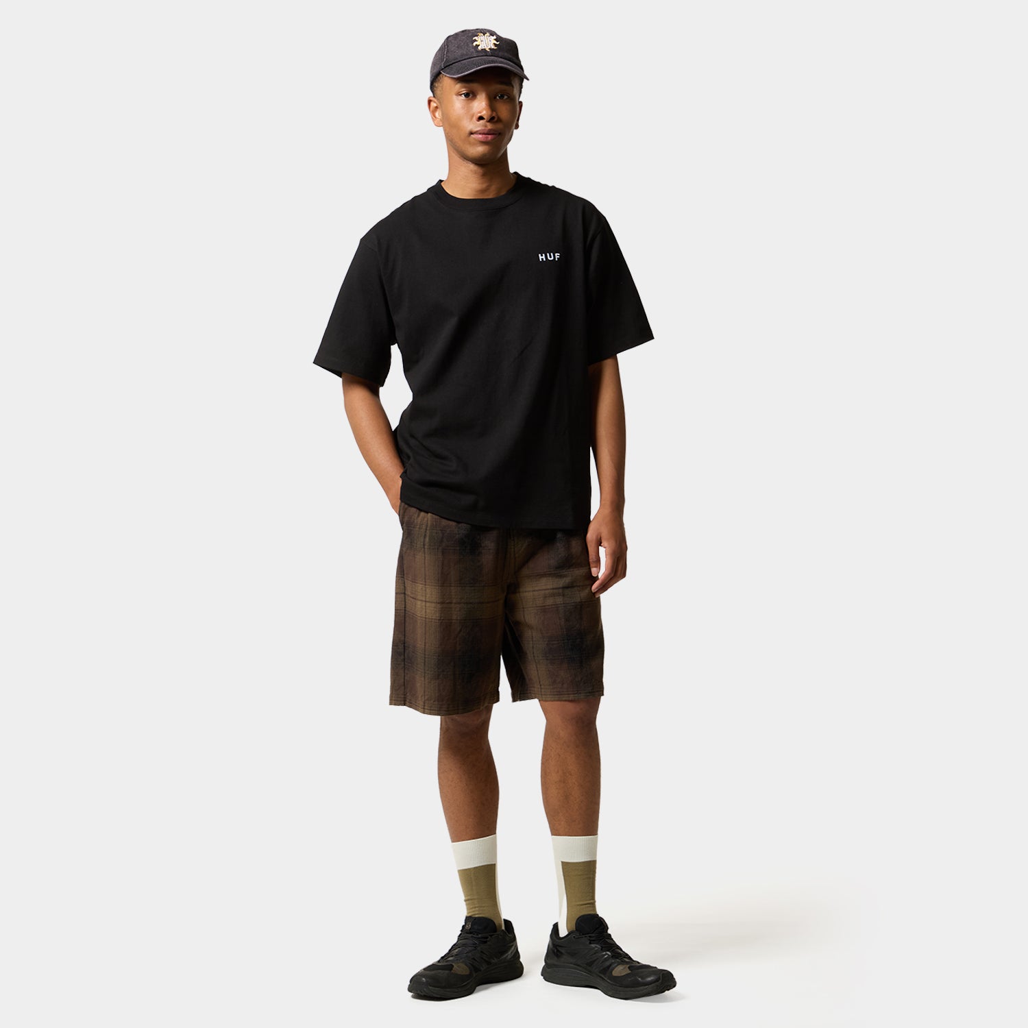 HUF (ハフ) Worldwide JP /T-SHIRTS(Tシャツ)/ OG LOGO TEE商品 / BLACK