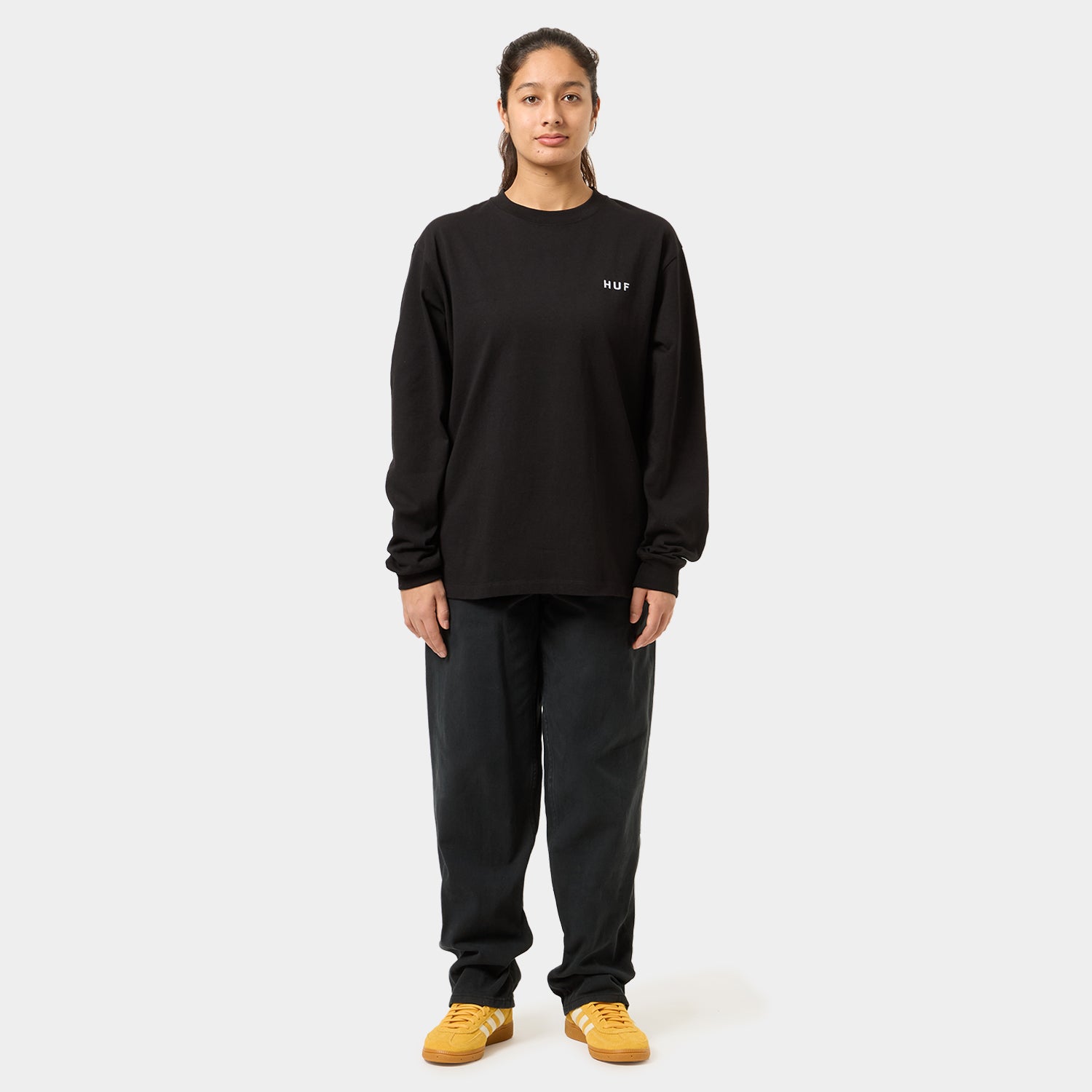 HUF (ハフ) Worldwide JP /T-SHIRTS(Tシャツ)/ OG LOGO LS TEE商品 / NAVY