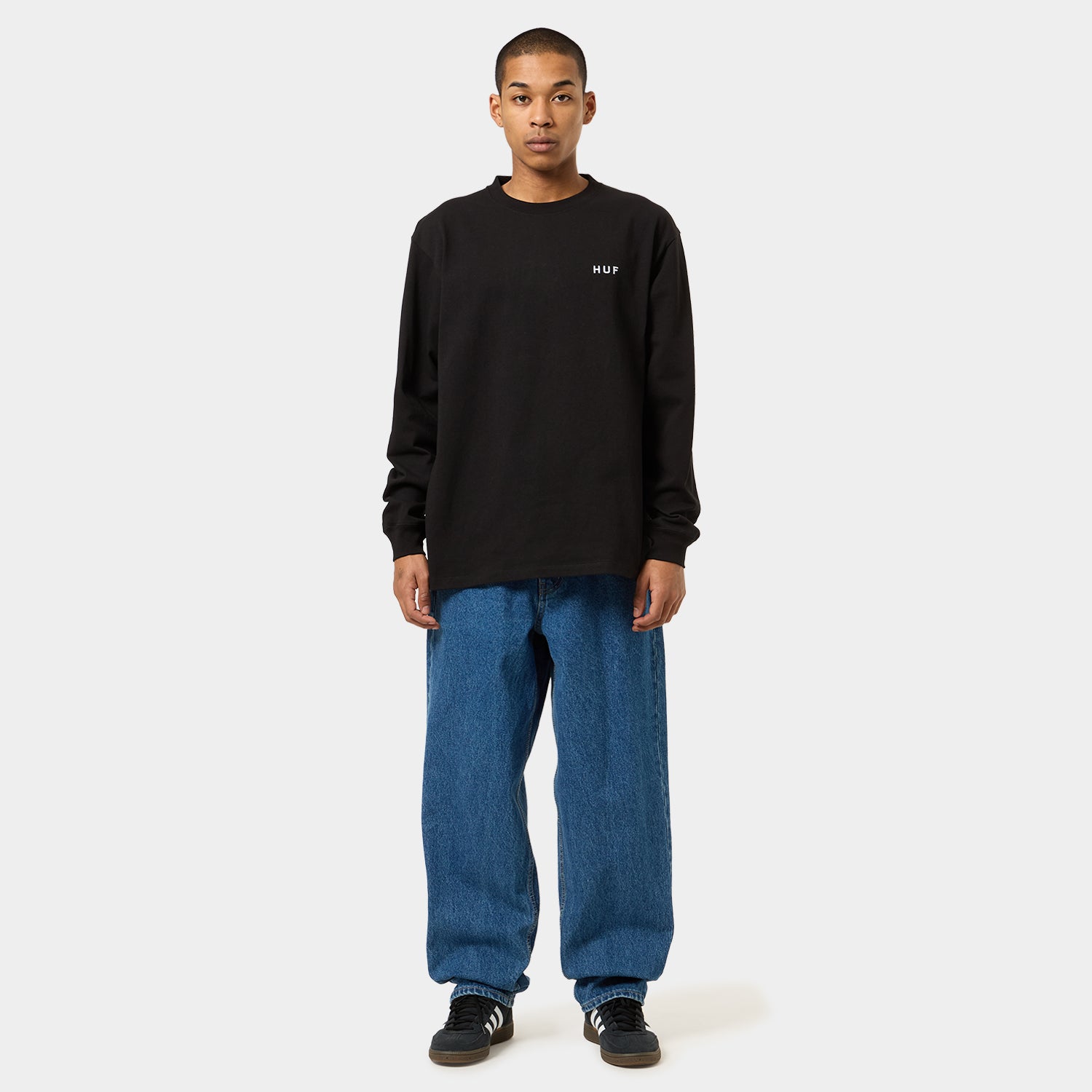 HUF (ハフ) Worldwide JP /T-SHIRTS(Tシャツ)/ OG LOGO LS TEE商品 / NAVY