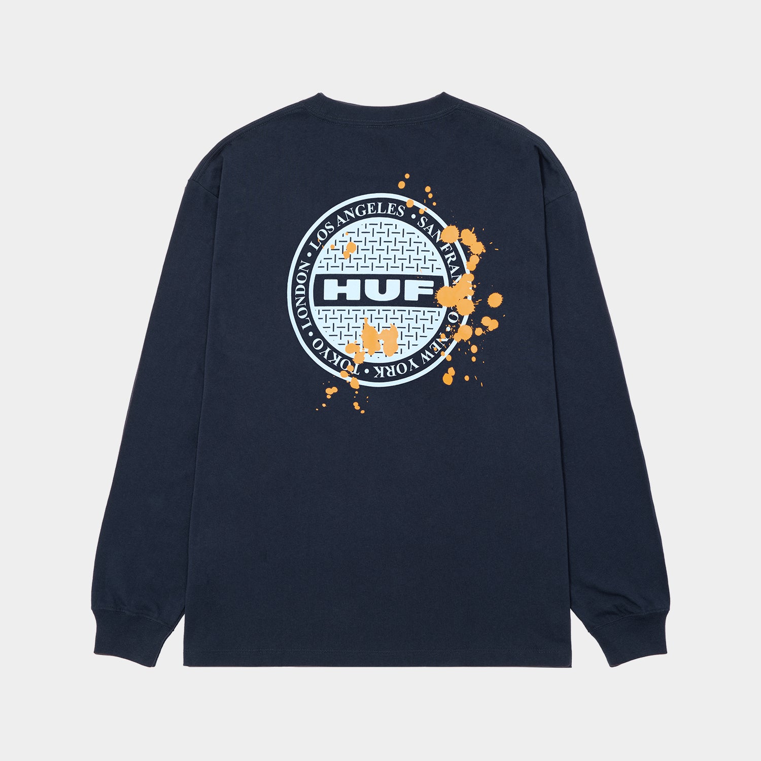HUF (ハフ) Worldwide JP /T卹()/ Manhole LS T卹商品 /