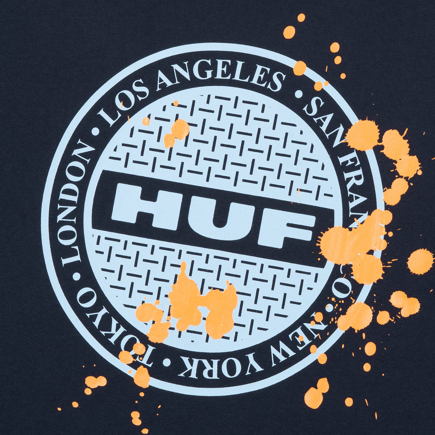 HUF (ハフ) Worldwide JP /T卹()/ Manhole LS T卹商品 /