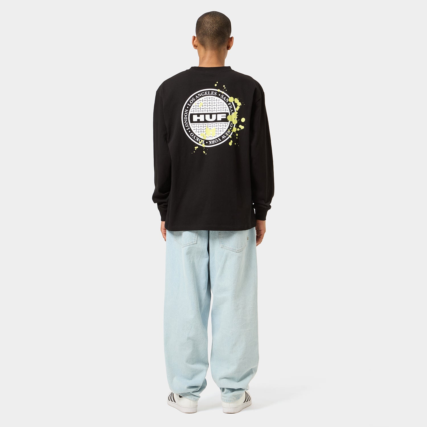 HUF (ハフ) Worldwide JP /T卹()/ Manhole LS T卹商品 /