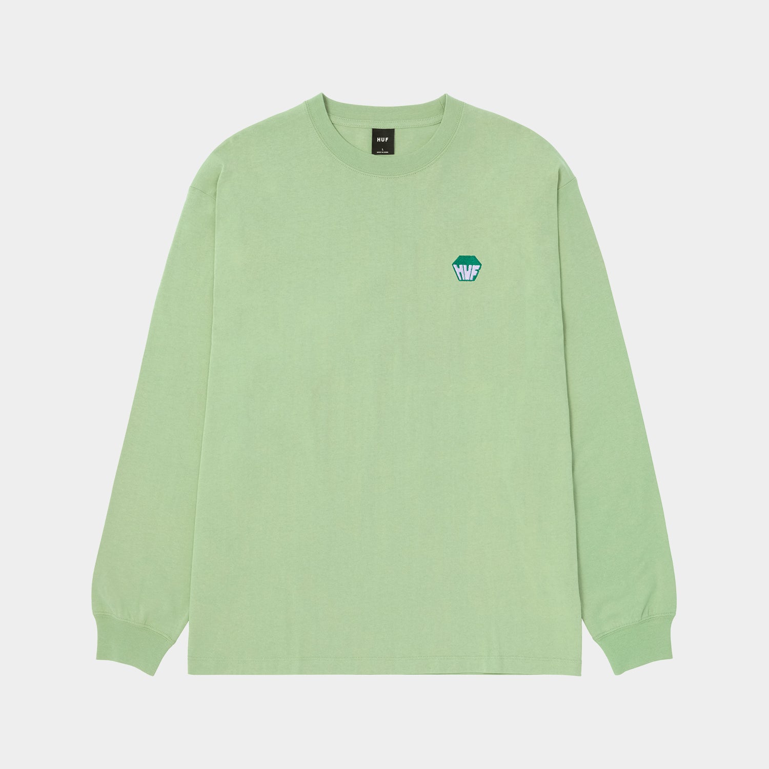 HUF (ハフ) Worldwide JP /T-SHIRTS(Tシャツ)/ BIG BLOCK EMB LS TEE商品 / RAISIN