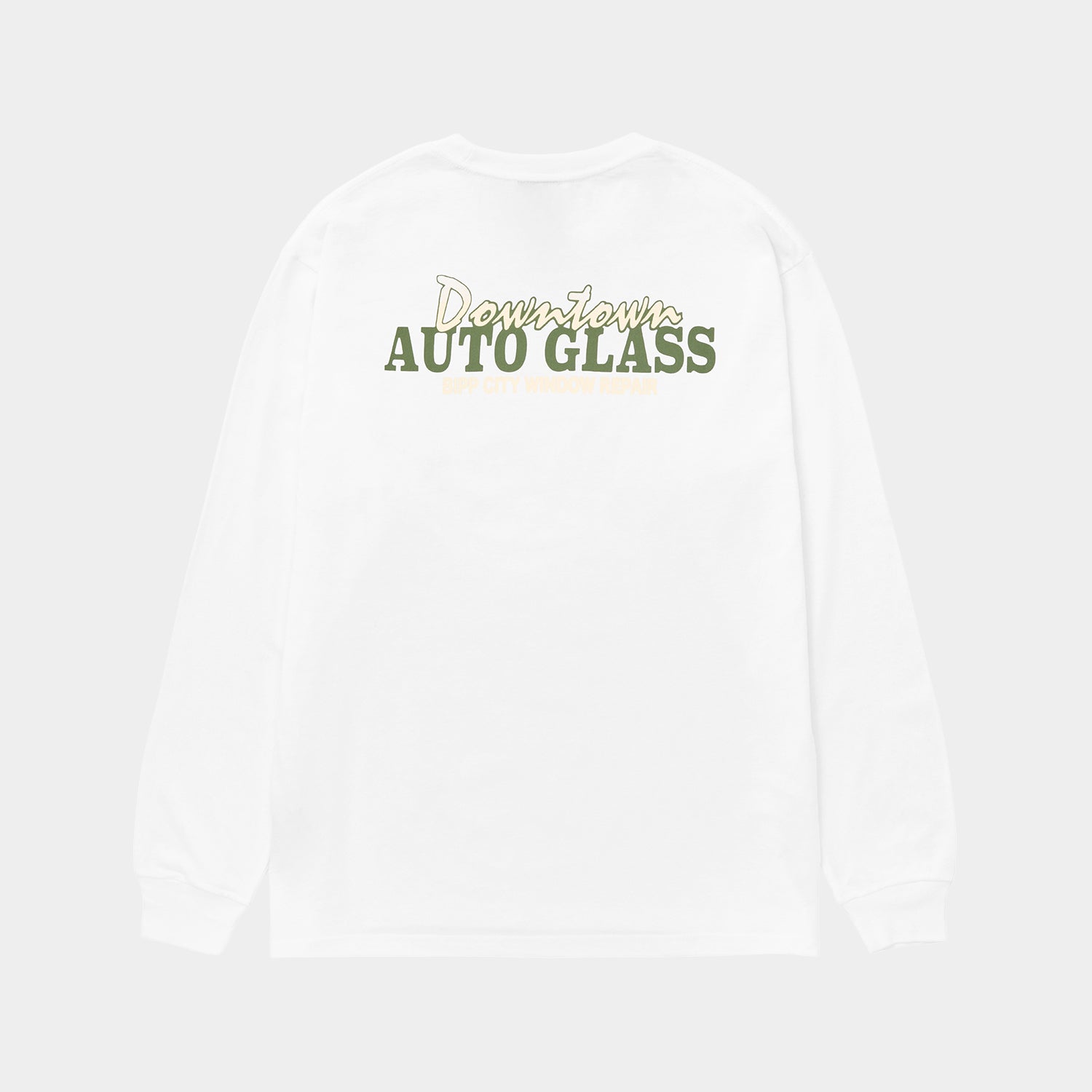 HUF (ハフ) Worldwide JP /T-SHIRTS(Tシャツ)/ AUTO GLASS LS TEE商品 / WHITE