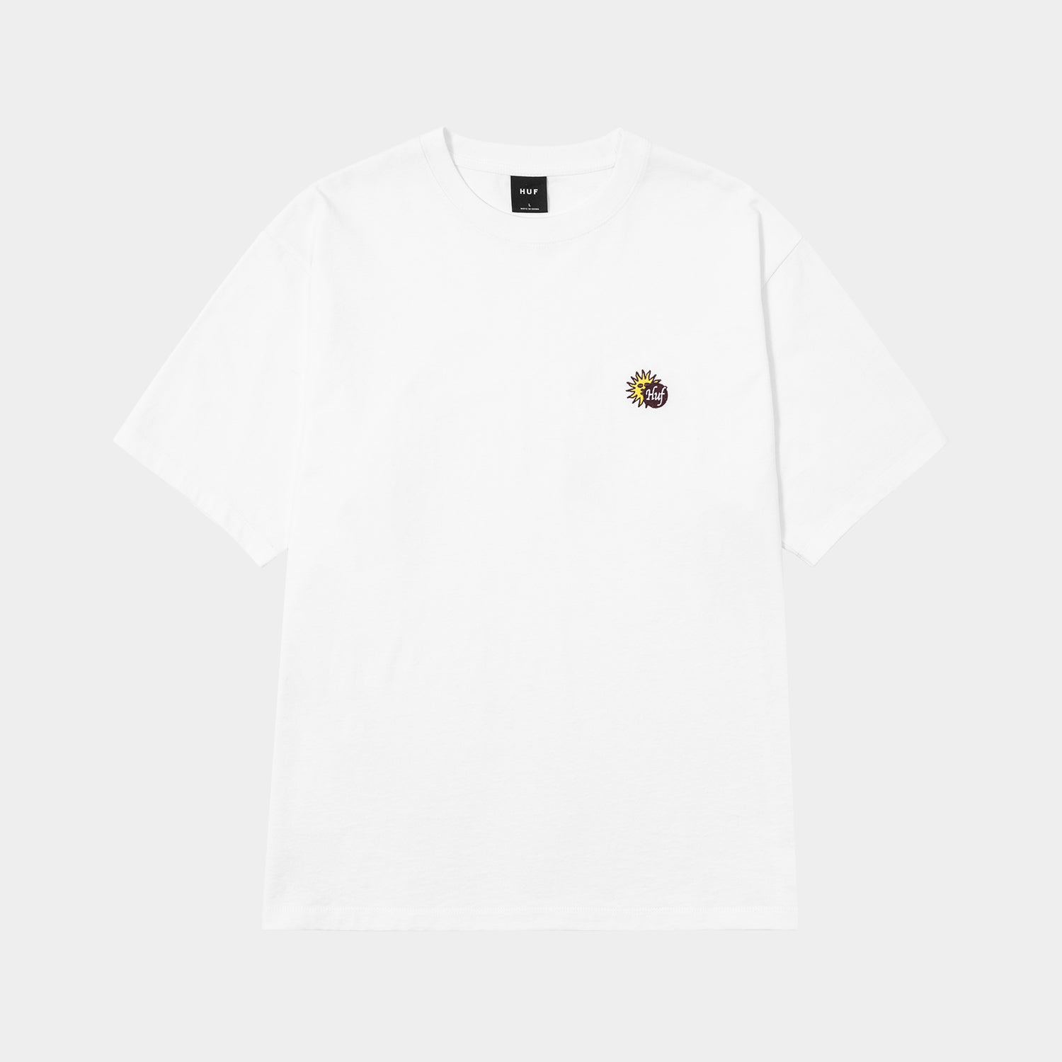 HUF (ハフ) Worldwide JP /T-SHIRTS(Tシャツ)/ TOTAL ECLIPSE WASHED EMB TEE商品 / WHITE