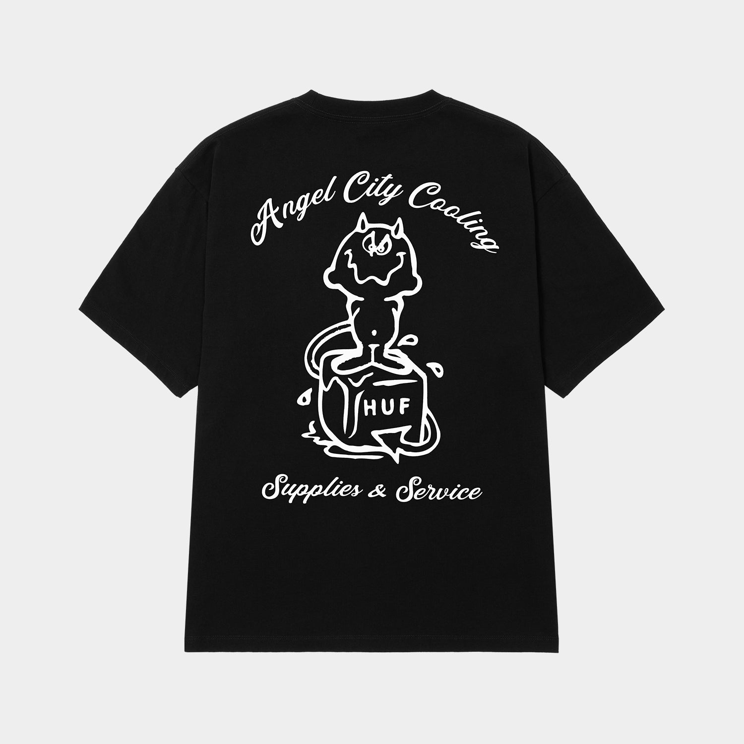 HUF (ハフ) Worldwide JP /T-SHIRTS(Tシャツ)/ SUPPLIES & SERVICE TEE商品 / WHITE