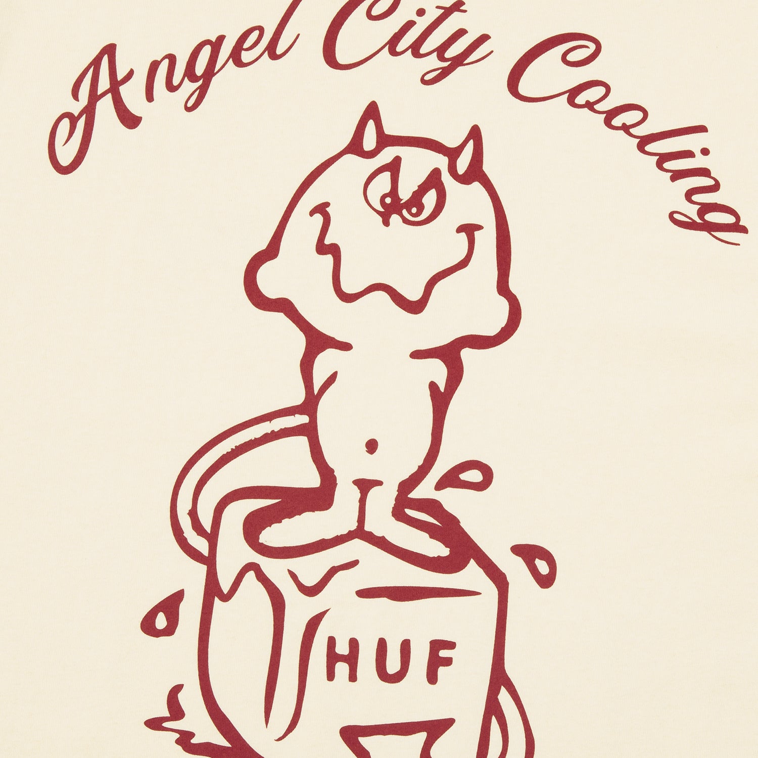 HUF (ハフ) Worldwide JP /T-SHIRTS(Tシャツ)/ SUPPLIES & SERVICE TEE商品 / WHITE