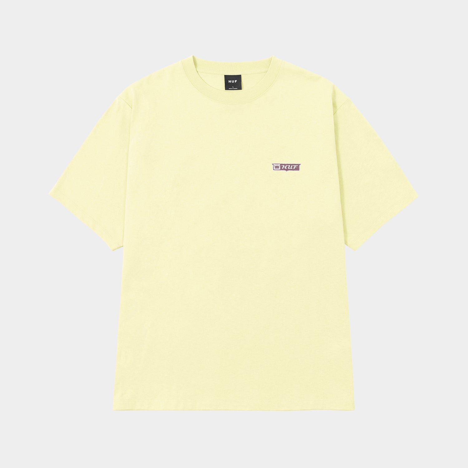 HUF (ハフ) Worldwide JP /T-SHIRTS(Tシャツ)/ MILLENNIUM WASHED TEE商品 / PALE YELLOW