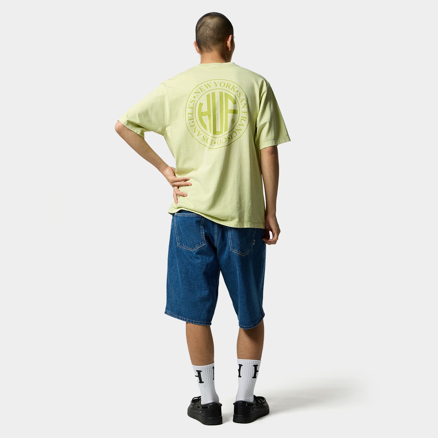 HUF (ハフ) Worldwide JP /T-SHIRTS(Tシャツ)/ REGIONAL WASHED TEE商品 / NAVY