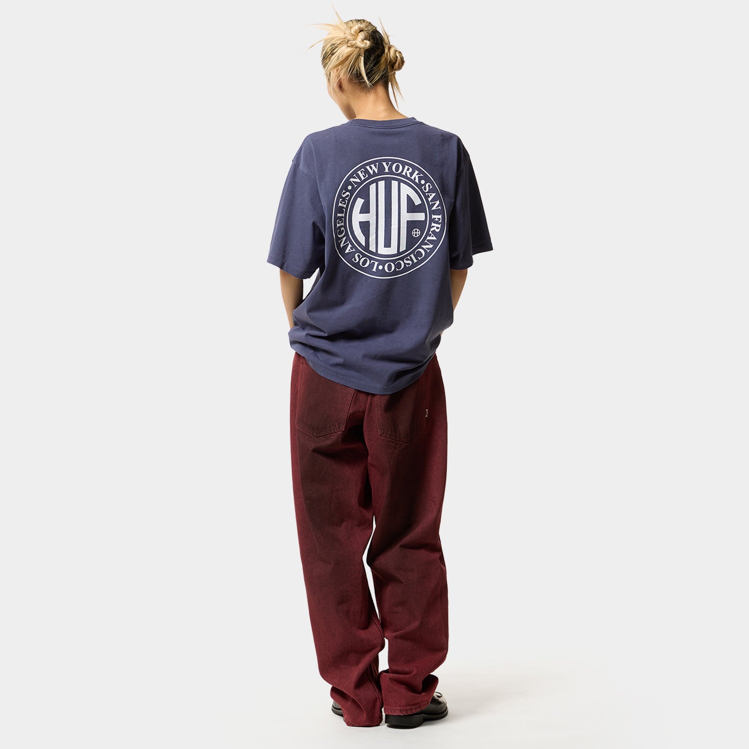 HUF (ハフ) Worldwide JP /T-SHIRTS(Tシャツ)/ REGIONAL WASHED TEE商品 / NAVY