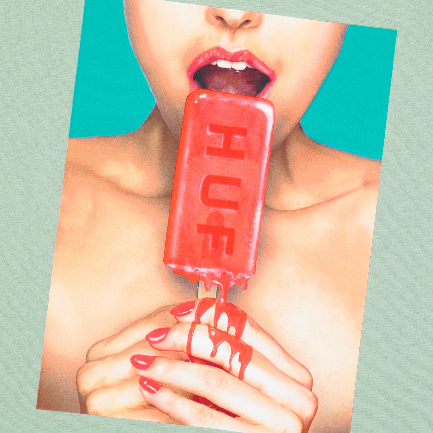 HUF (ハフ) Worldwide JP /T-SHIRTS(Tシャツ)/ ICE CREAM TEE商品 / BLACK